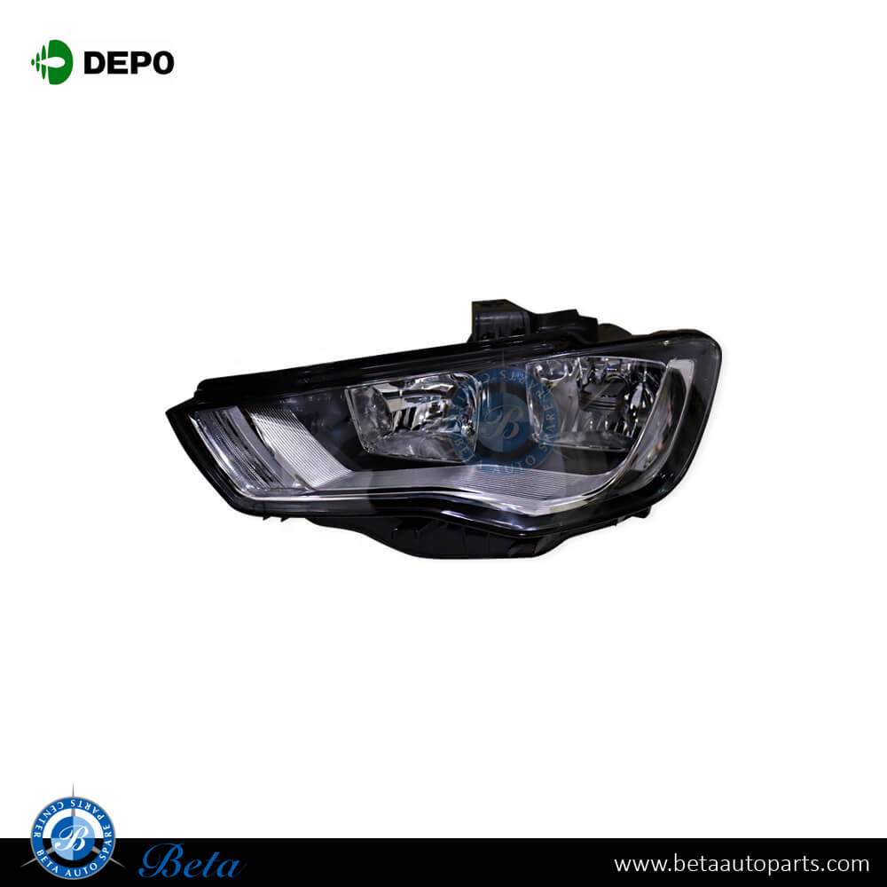 Left Side Headlamp Normal for Audi A3 2013-2016 models, Part Number 8V0941003 Left Side Headlamp Normal for Audi A3 2013-2016 models, Part Number 8V0941003